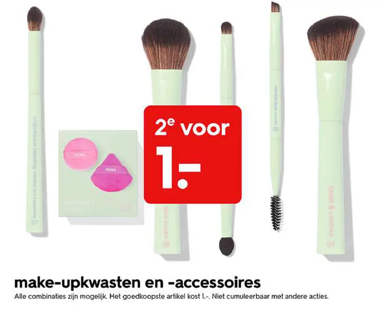 Promotie: Make-upkwasten en -accessoires