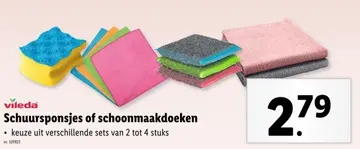 Aanbieding: Schuursponsjes of schoonmaakdoeken