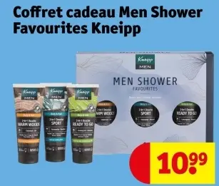 Offre: Coffret cadeau Men Shower Favourites Kneipp