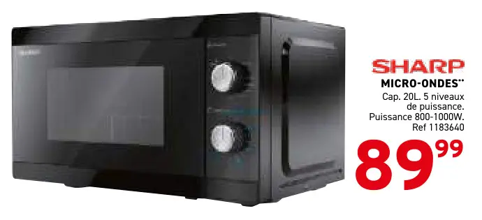 Offre: Micro-ondes