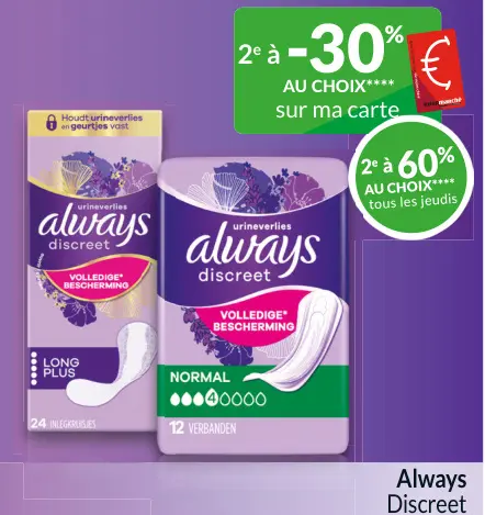 Offre: Always Discreet