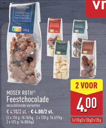 Promotie: Feestchocolade