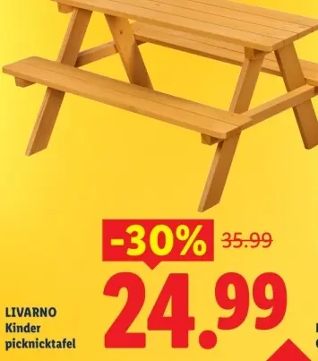 Aanbieding: Kinder picknicktafel