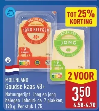 Aanbieding: Goudse kaas 48+