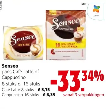 Aanbieding: Pads Café Latté of Cappuccino