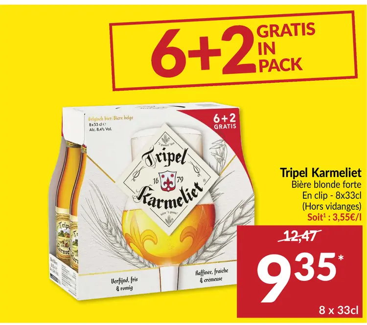 Offre: Tripel Karmeliet