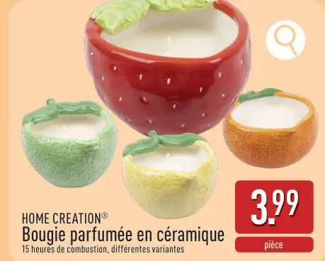 Offre: Bougie parfumée en céramique