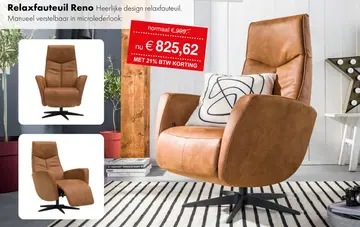 Aanbieding: Reno relaxfauteuil