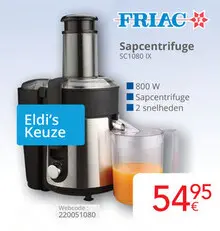 Aanbieding: FRIAC Sapcentrifuge