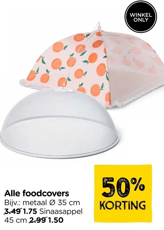 Aanbieding: Alle foodcovers