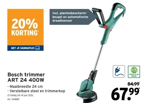 Promotie: Bosch Trimmer ART 24