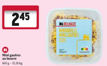 Offre: Mini gaufres au beurre