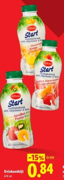 Aanbieding: Start ontbijtdrink
