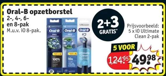 Promotie: Oral-B opzetborstel