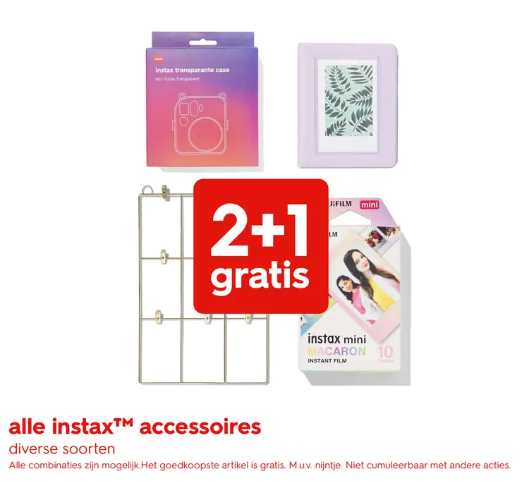 Promotie: Instax accessoires