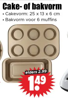 Aanbieding: Cake- of bakvorm