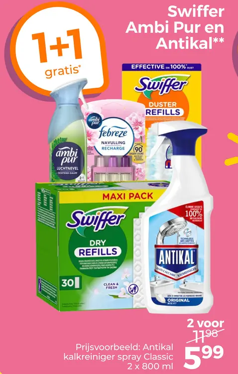 Aanbieding: Swiffer, Ambi Pur en Antikal
