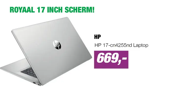 Aanbieding: HP 17-cn4255nd Laptop