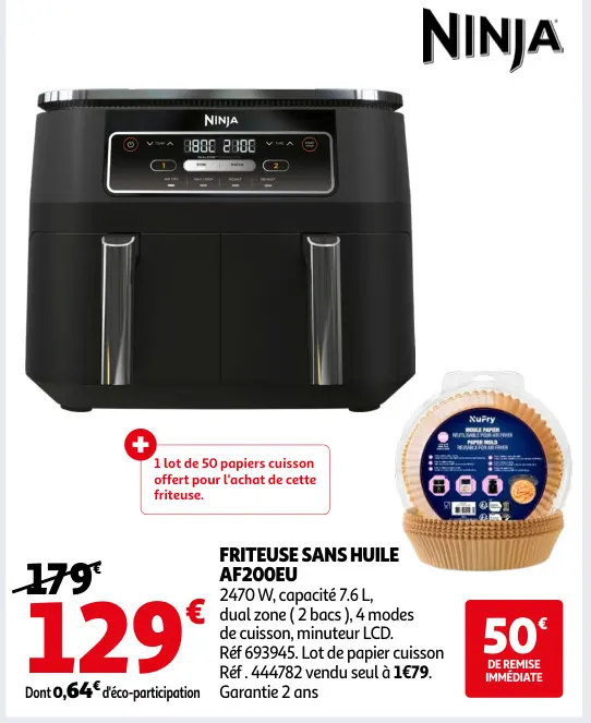 Promotie: Friteuse sans huile af200eu