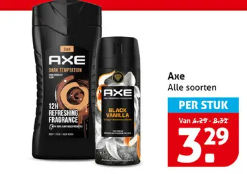Aanbieding: Axe Alle soorten