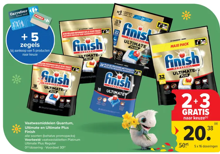 Promotie: Vaatwasmiddelen Quantum, Ultimate en Ultimate Plus Finish