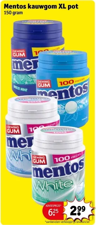 Aanbieding: Kauwgom XL pot