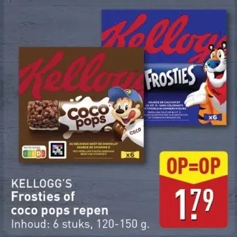Aanbieding: Kellogg's Frosties of coco pops repen