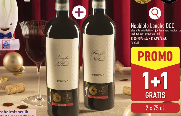 Promotie: Nebbiolo Langhe DOC