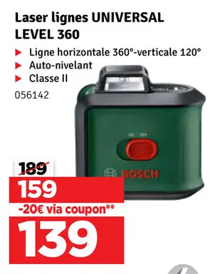 Offre: Laser lignes UNIVERSAL LEVEL 360