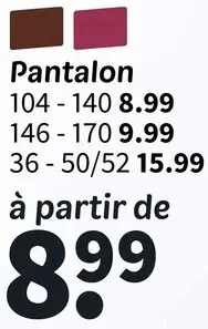 Offre: Pantalon