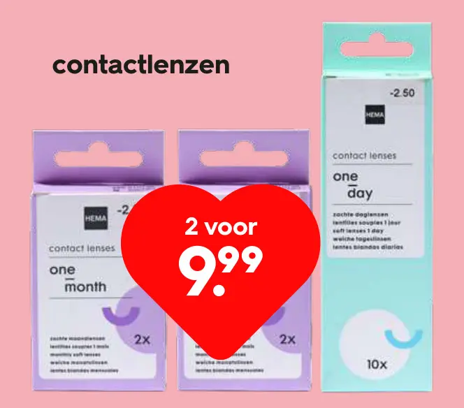 Promotie: Contactlenzen