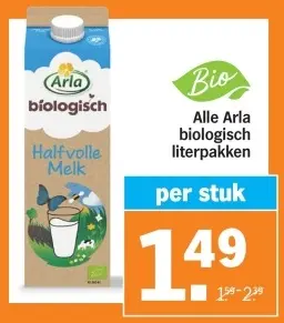 Aanbieding: Halfvolle Melk