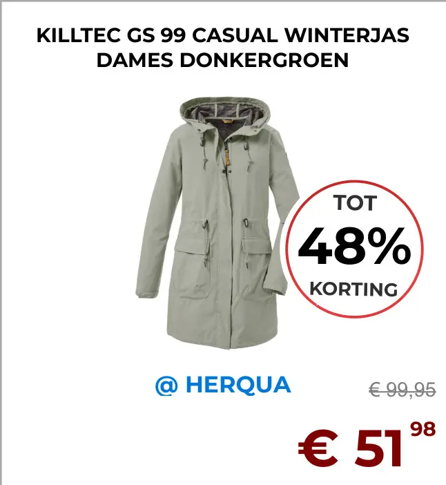 Aanbieding: Killtec gs 99 casual winterjas