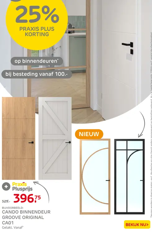 Aanbieding: Cando binnendeur groove original