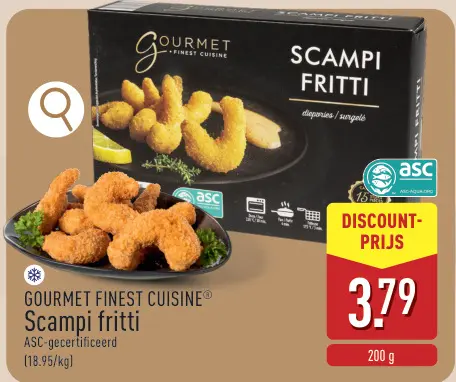 Promotie: Scampi fritti