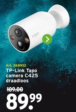 Aanbieding: TP-Link Tapo camera C425