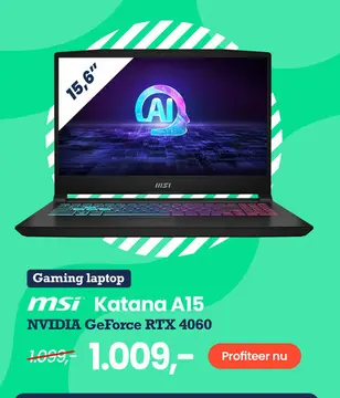 Aanbieding: msi Katana A15