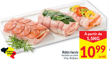 Offre: Rôtis farcis