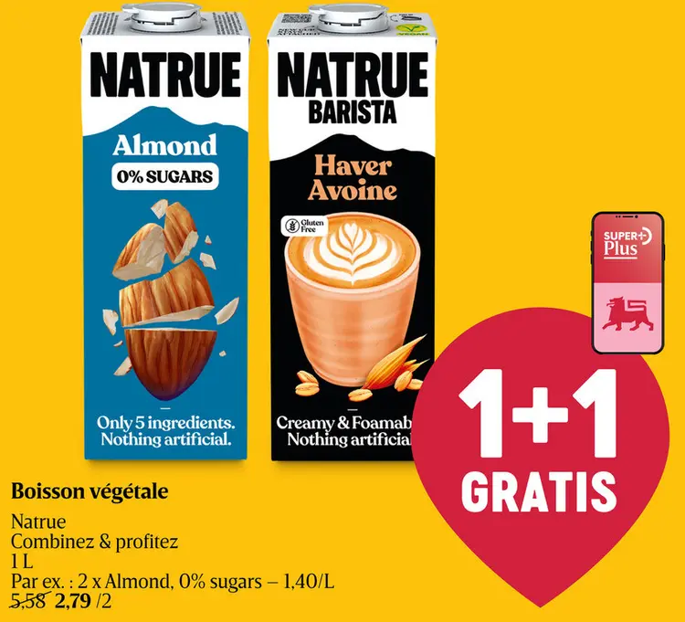 Offre: Boisson végétale