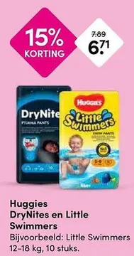 Aanbieding: Huggies DryNites en Little Swimmers