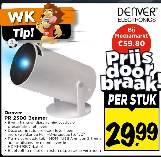 Aanbieding: PR-2500 Beamer