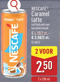 Promotie: Caramel latte