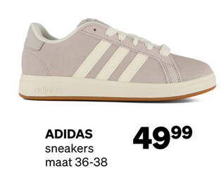 Aanbieding: Adidas Grand Court 00's Sneakers grijs Suede