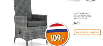 Aanbieding: DE LAAN TOLEDO DINING TUINSTOEL