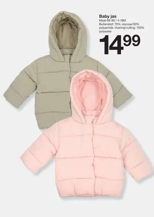 Promotie: Baby jas