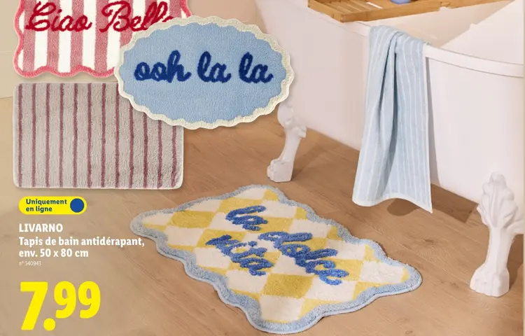 Offre: Tapis de bain antidérapant