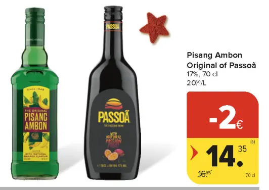 Promotie: Pisang Ambon Original of Passoã