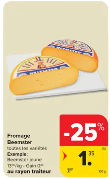 Offre: Fromage Beemster