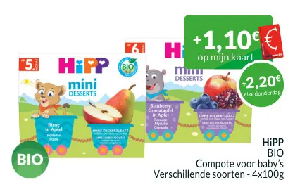 Promotie: Diverse, zoals: Compoto voor baby's