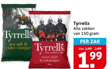 Aanbieding: Tyrrells crisps